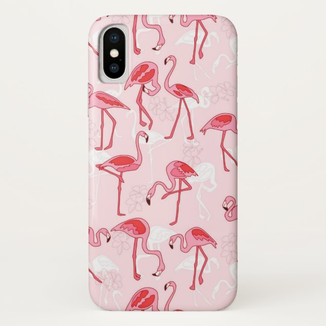 Funda De Case-Mate Para iPhone Flamingo rosa (Reverso)