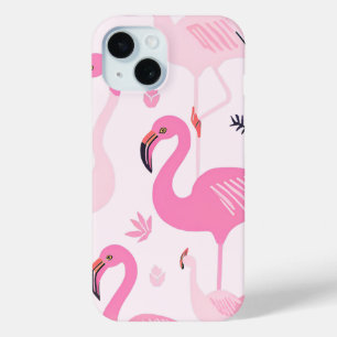 Funda Para iPhone 15 Flamingo rosa