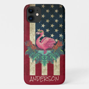 Funda Para iPhone 11 Flamingo rosa personalizado