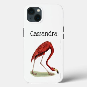 Funda Para iPhone 13 Flamingo rosa vintage #1
