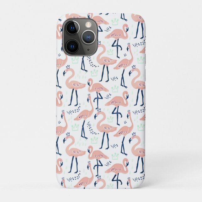 Funda De Case-Mate Para iPhone Flamingo rosado (Reverso)