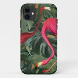 Funda Para iPhone 11 Flamingos