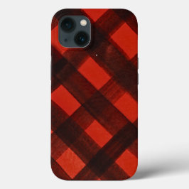 Funda Para iPhone 15 Pro Max Flannel Gingham Ugly Sweeter Plaid Feliz Navidad
