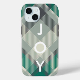 Funda Para iPhone 15 Flannel Gingham Ugly Sweeter Plaid Feliz Navidad