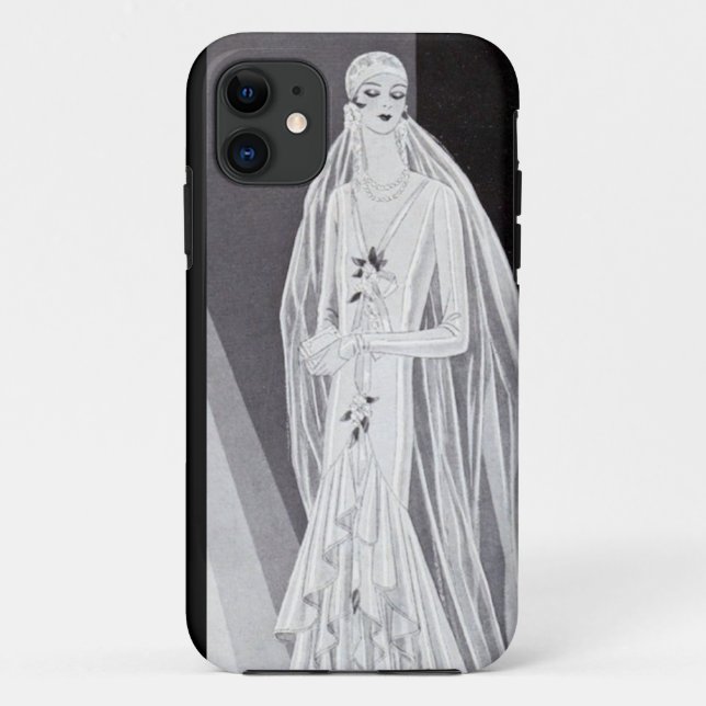 Funda De Case-Mate Para iPhone Flapper Bride (Reverso)