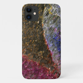 Funda Para iPhone 11 Flashy y rústicas salpicaduras de vidrio de color