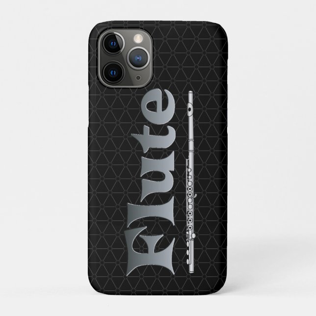 Funda De Case-Mate Para iPhone Flauta sombreada (Reverso)
