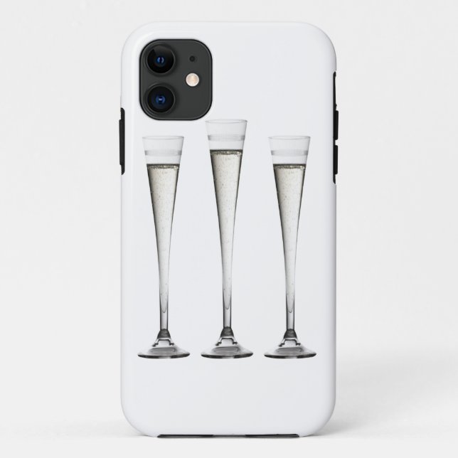 Funda De Case-Mate Para iPhone Flautas de champán (Reverso)