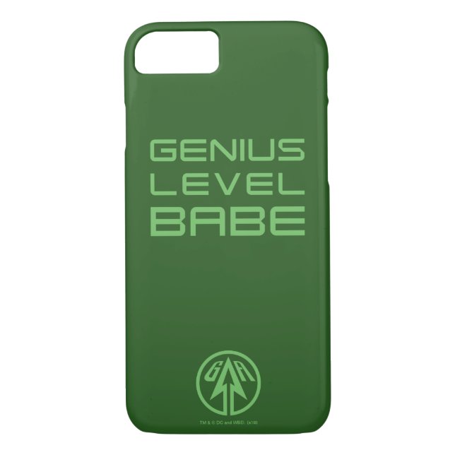 Funda De Case-Mate Para iPhone Flecha | Genius Level Babe (Reverso)