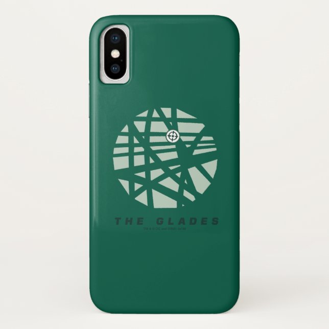 Funda De Case-Mate Para iPhone Flecha | Mapa de Glades City (Reverso)