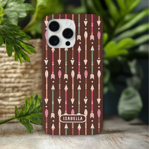 Funda Para iPhone 15 Pro Max Flechas boho occidentales vaquera del desierto per