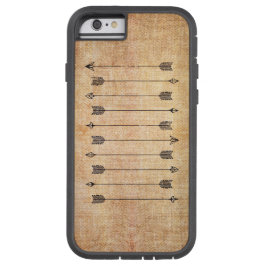 Funda Para iPhone 13 Flechas de hipster de lino rústico