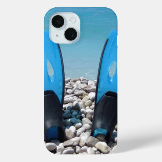 Funda Para iPhone 15 Flippers, Pebbles y Ocean
