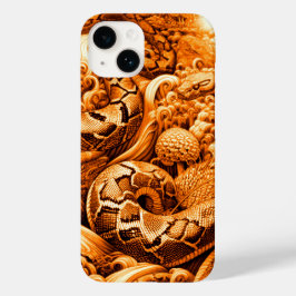 Funda Para iPhone 14 De Case-Mate Flippiges cooles Snake Top Design für