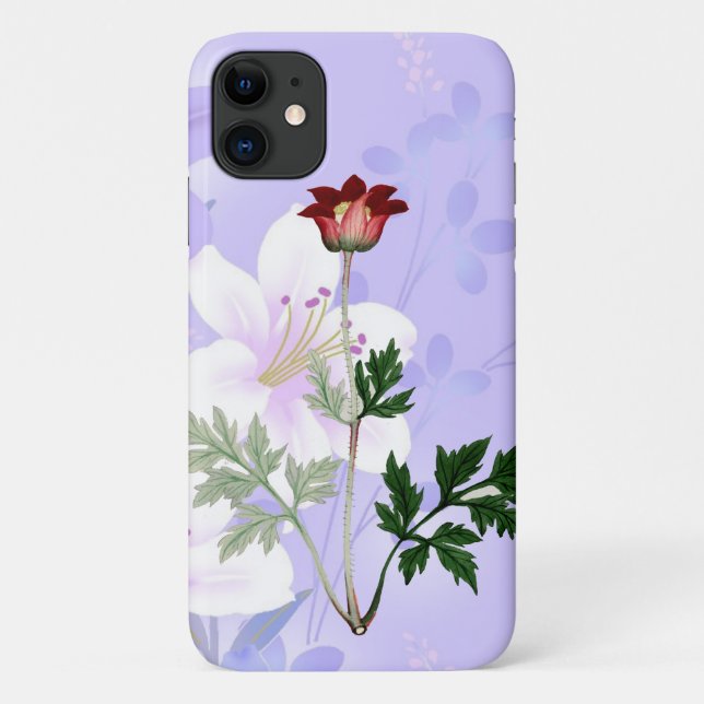 Funda De Case-Mate Para iPhone flor (Reverso)
