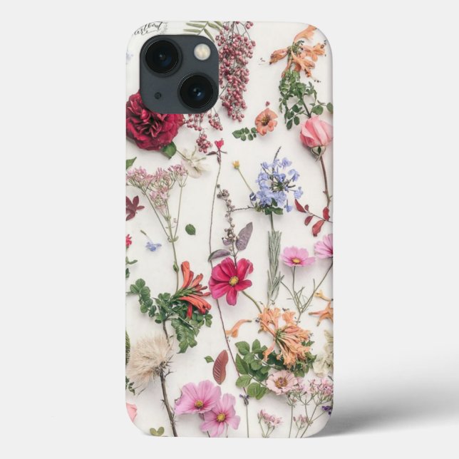 Funda De Case-Mate Para iPhone flor (Reverso)