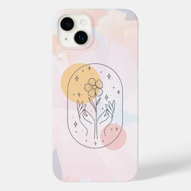 Funda De Case-Mate Para iPhone Flor (Reverso )