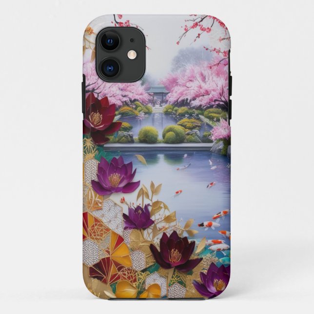 FUNDA DE Case-Mate PARA iPhone FLOR (Reverso)