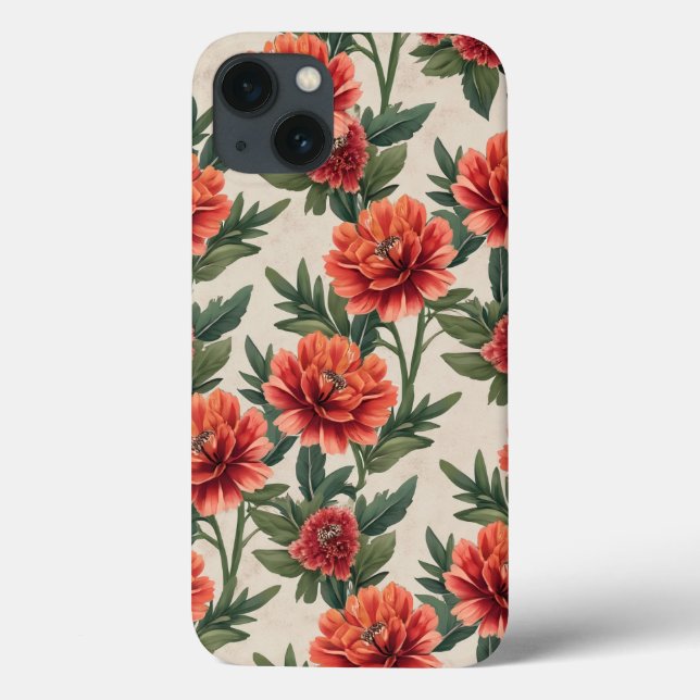 Funda De Case-Mate Para iPhone flor (Reverso)