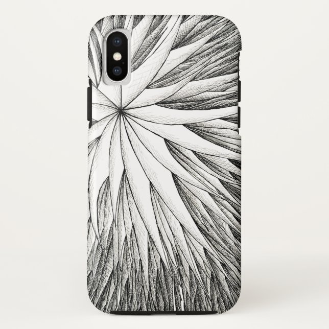 Funda De Case-Mate Para iPhone Flor abstracta - estuche Apple iPhone / iPad (Reverso)