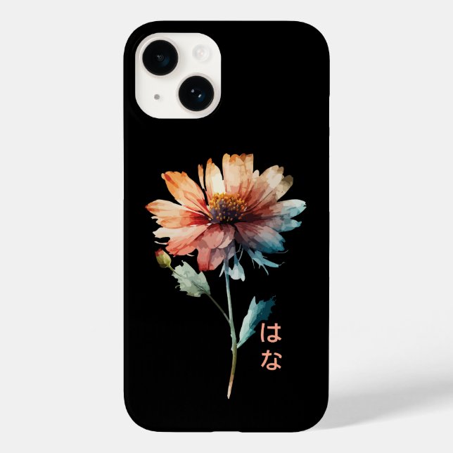Funda De Case-Mate Para iPhone Flor acuática japonesa (Reverso )
