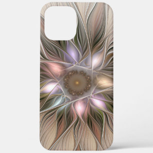 title_seo2 Flor alegre Abstracto Fractal floral Beige Brown