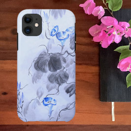 Funda Para iPhone 11 Flor azul