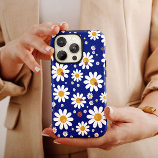 Funda Para iPhone 14 De Case-Mate Flor azul de margarita | iPhone 14 Funda-mate