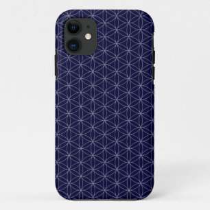 Funda Para iPhone 11 Flor azul de vida de la marina