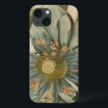 Funda Para iPhone 13 Flor azul Lotus en un fondo tan simple con escritu<br><div class="desc">Una hermosa flor azul de loto en plena floración es el foco de esta pieza. El centro amarillo casi hipnotiza en su gloria. Añade un poco de elegancia a tu casa con esta impresión!</div>