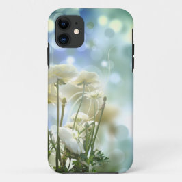 Funda Para iPhone 11 Flor blanca