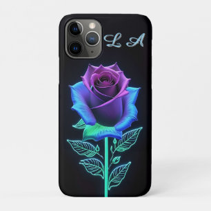 Funda Para iPhone 11 Pro Flor brillante con acentos de neón