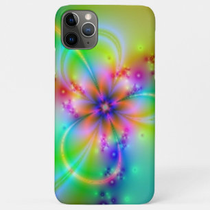 Funda Para iPhone 11 Pro Max Flor colorida con las cintas