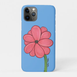 Funda Para iPhone 11 Pro Flor Completa Rosa