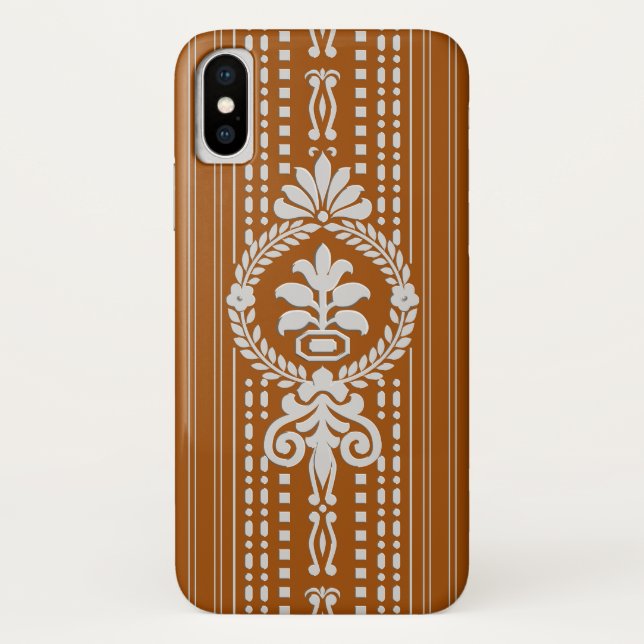 Funda De Case-Mate Para iPhone Flor con flores de laurel (Reverso)