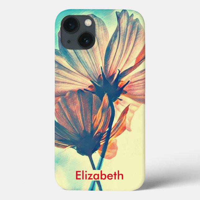 Funda De Case-Mate Para iPhone Flor Cosmos personalizada (Reverso)