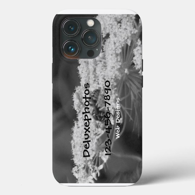 Funda De Case-Mate Para iPhone Flor de abeja salvaje (Reverso )