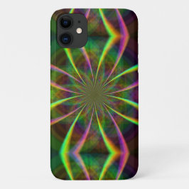 Funda Para iPhone 11 Flor de arcoiris loca una
