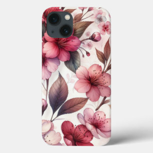 Funda Para iPhone 13 Flor de Cerezo