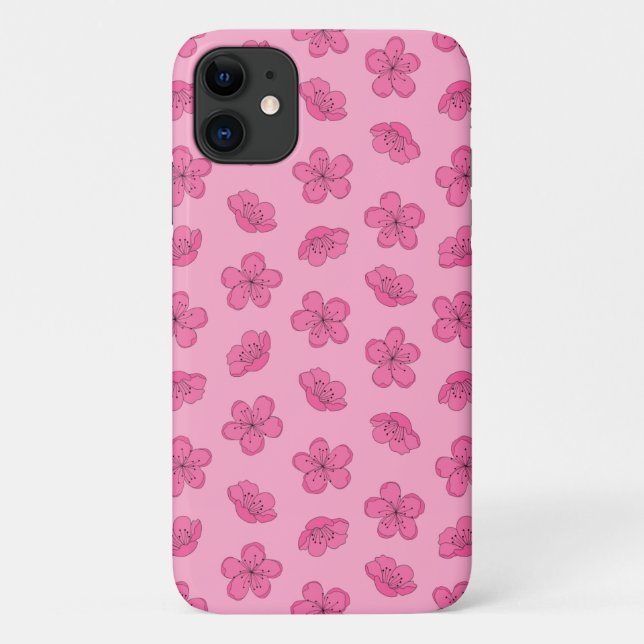 Funda De Case-Mate Para iPhone Flor de cerezo (Reverso)