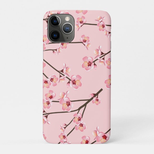 Funda De Case-Mate Para iPhone Flor de cerezo (Reverso)