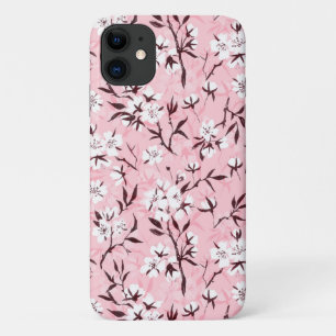 Funda Para iPhone 11 Flor de cerezo blanco