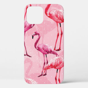 Funda Para iPhone 12 Flor de cerezo de primavera tensa en rosa 