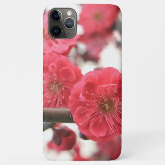 Funda Para iPhone 11 Pro Max flor de ciruela primavera flores rosadas estuche p