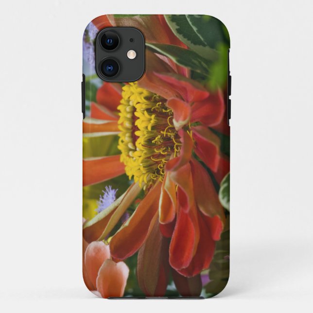Funda De Case-Mate Para iPhone Flor de crisantemo (Reverso)