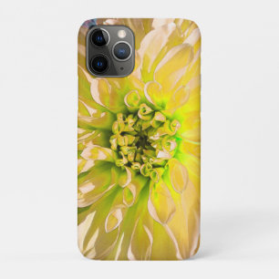 Funda Para iPhone 11 Pro Flor de Dahlia amarilla