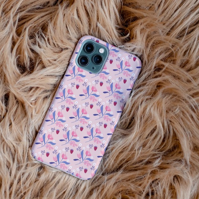 Funda De Case-Mate Para iPhone Flor de fresa Rosalinde (Subido por el creador)