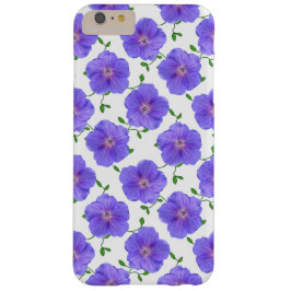 Funda Para iPhone 15 Flor de geranio azul en cualquier color