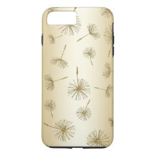 Funda Para iPhone 8 Plus/7 Plus Flor de hadas del deseo del purpurina del oro de