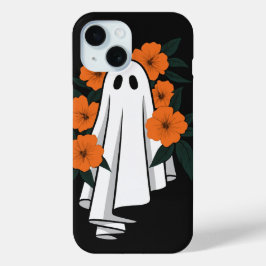 Funda Para iPhone 15 Flor de Halloween
